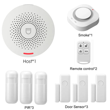 Tuya Smart Home Security Alarm Hub Kit &ndash; Sound Alerts F / US Plug