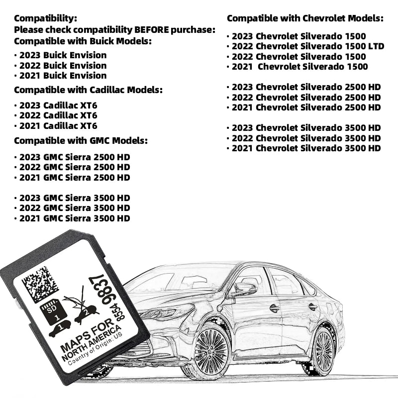 8554-9837 SD Navigation Card &ndash; Anti Fog Sticker Included