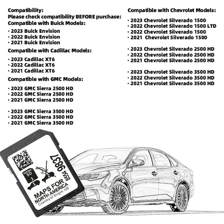 8554-9837 SD Navigation Card &ndash; Anti Fog Sticker Included