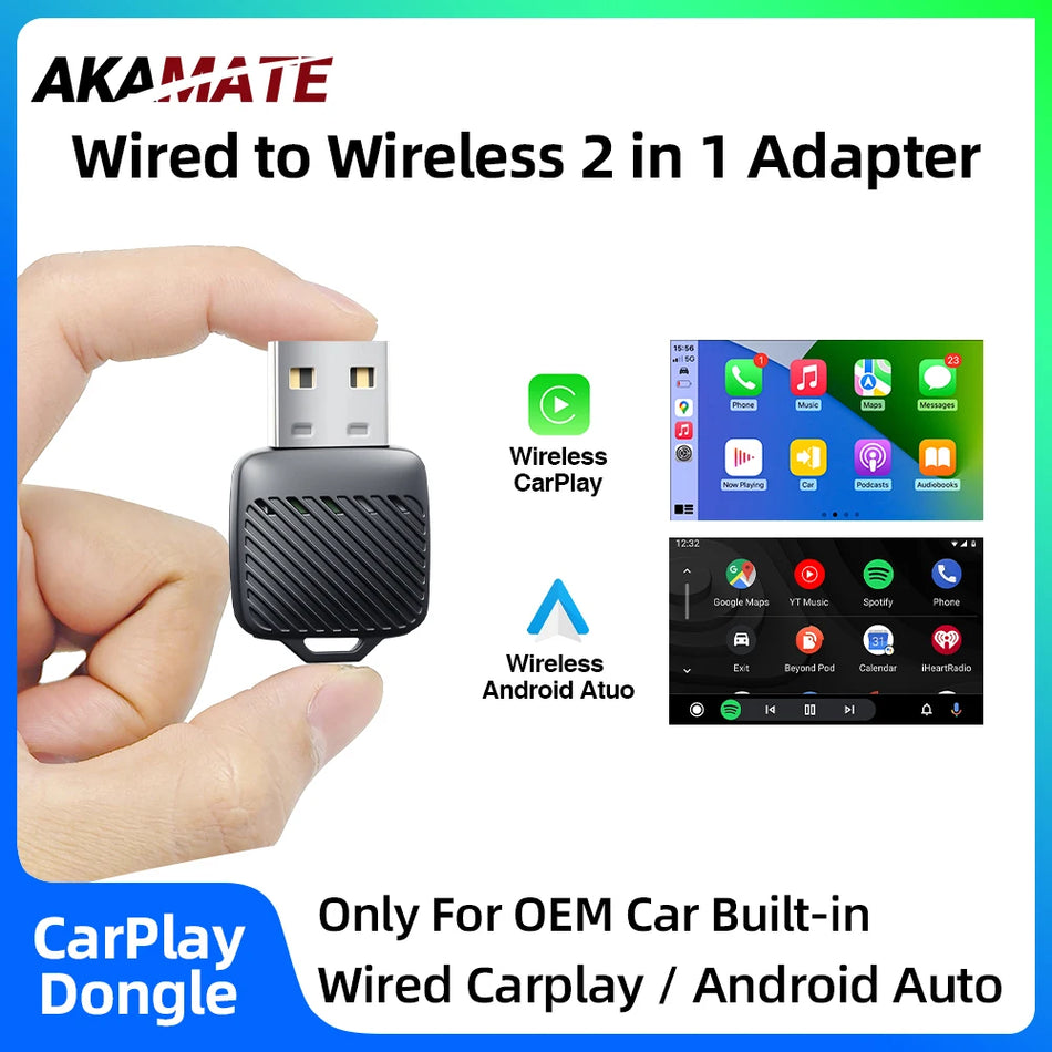 Wireless Mini CarPlay Adapter &ndash; Wired to Wireless CarPlay