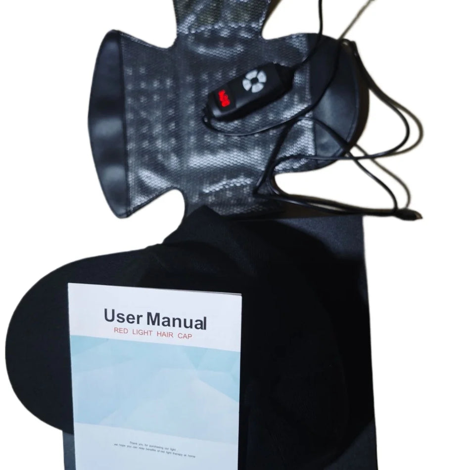 Cappello per la crescita dei capelli intelligente con LED rossi da 660nm e blu da 460nm