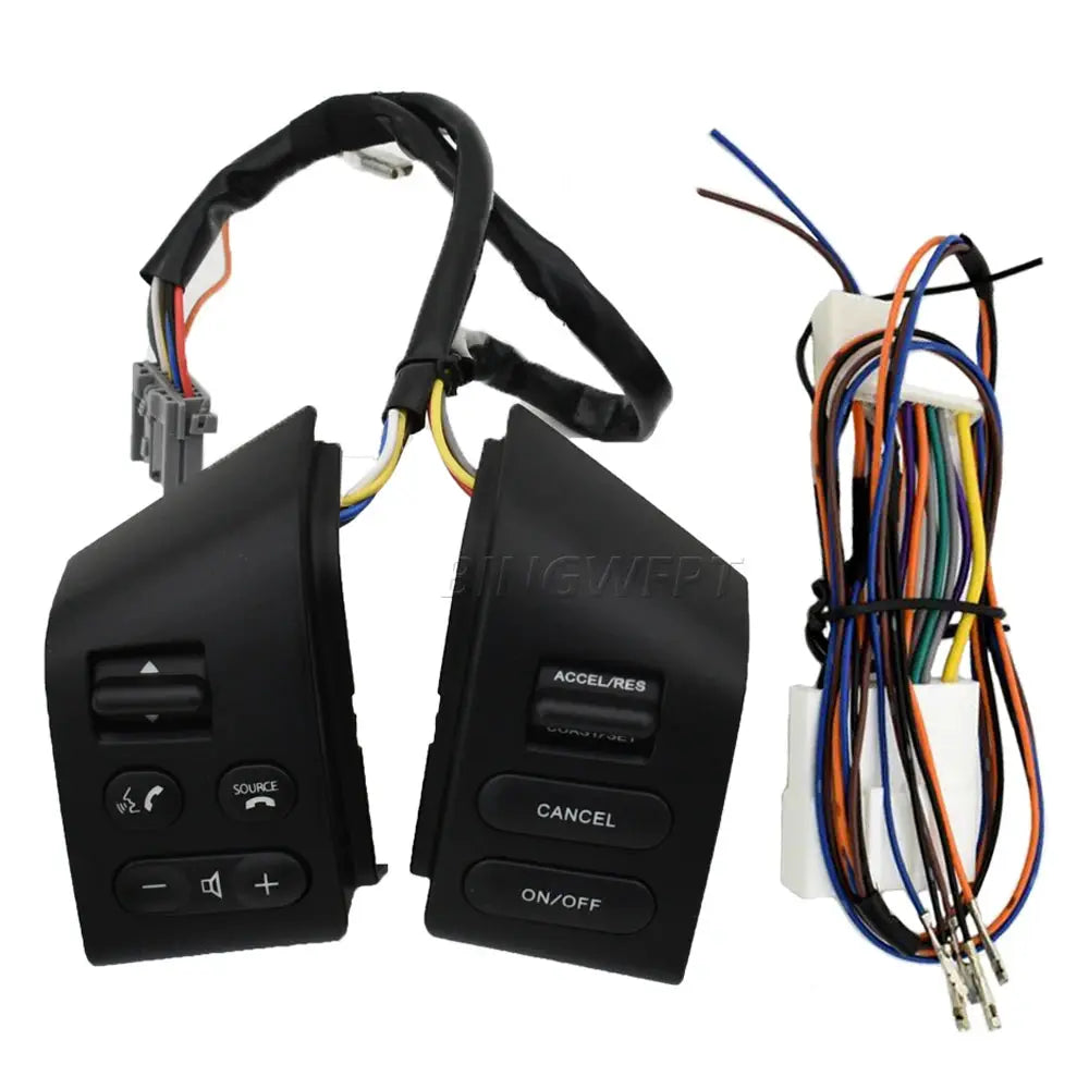 Left&Right Steering Wheel Control Switch Button For Nissan Tiida LIVINA Old Sylphy Volume Phone Buttons by InterCyprus Trading Ltd