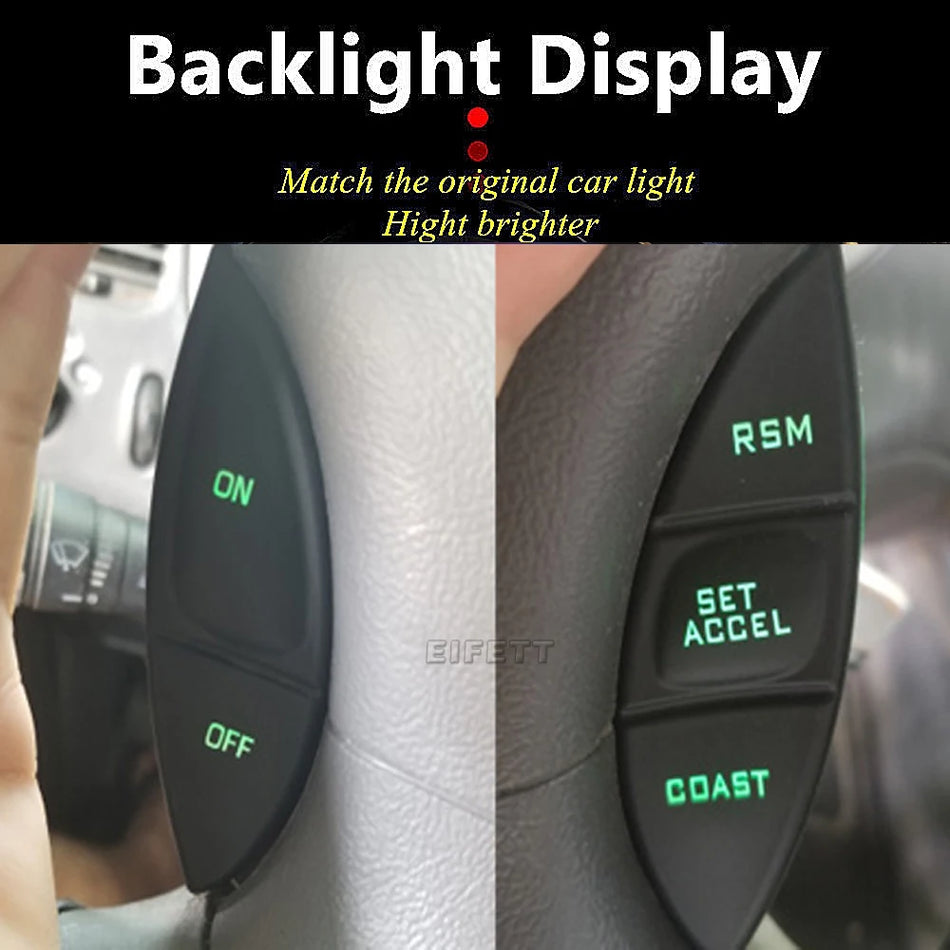 Interrupteur de régulateur de vitesse de volant en plastique ABS pour Ford F-150 Explorer Ranger
