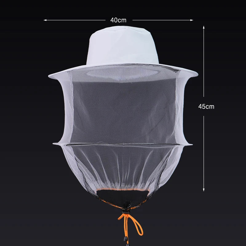 Beekeeping Professional Beekeeper Hat &ndash; Sun Protection White