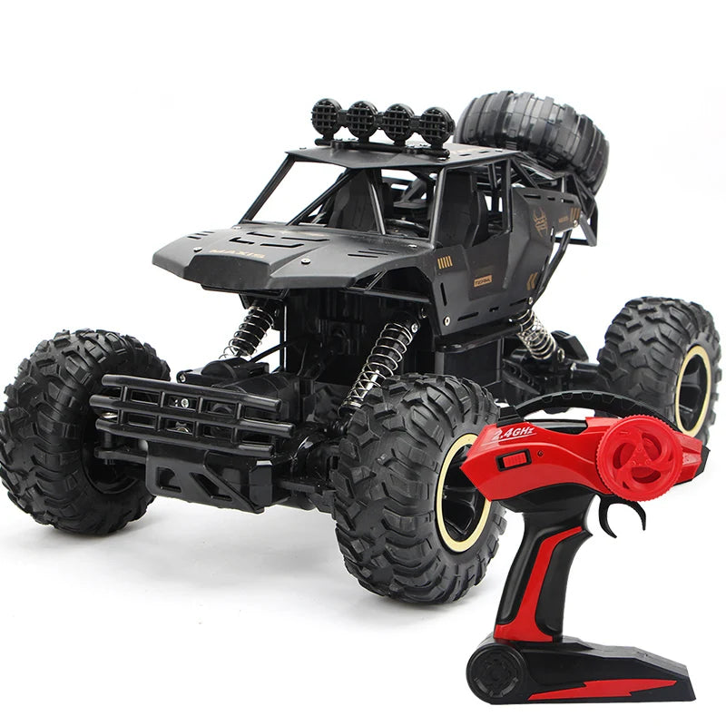 1:12 / 1:16 4WD RC Car with LED Lights - Remote Control Off-Road Trucks for Kids