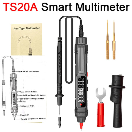 Smart Digital Multimeter 6000 Counts | High Precision Auto Range Voltage Detector TS20A Accessory 1 / CHINA