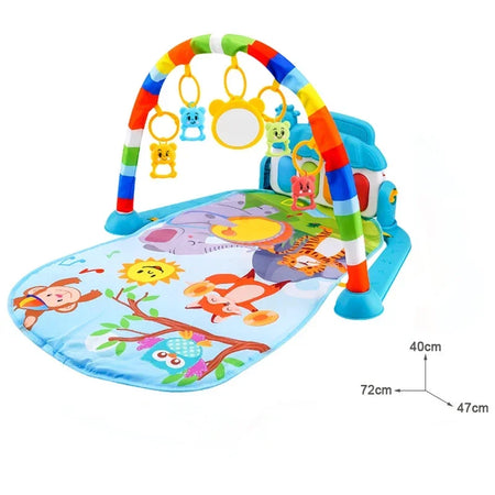 Baby Activity Gym - Musical Piano Keyboard Play Mat Owl