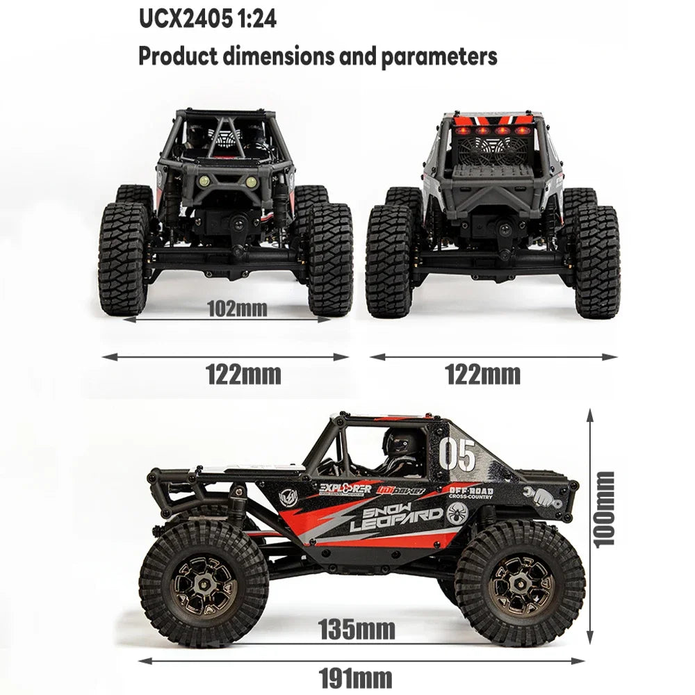 UCX2405 RC Crawler &ndash; 4WD Brushless and Brushed Motor