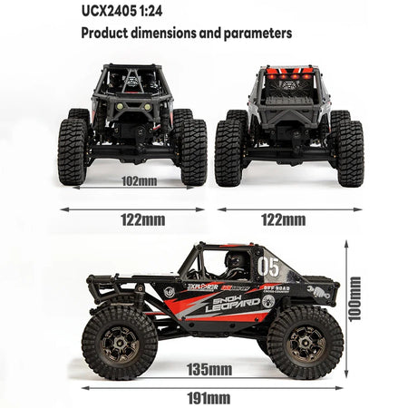 UCX2405 RC Crawler &ndash; 4WD Brushless and Brushed Motor