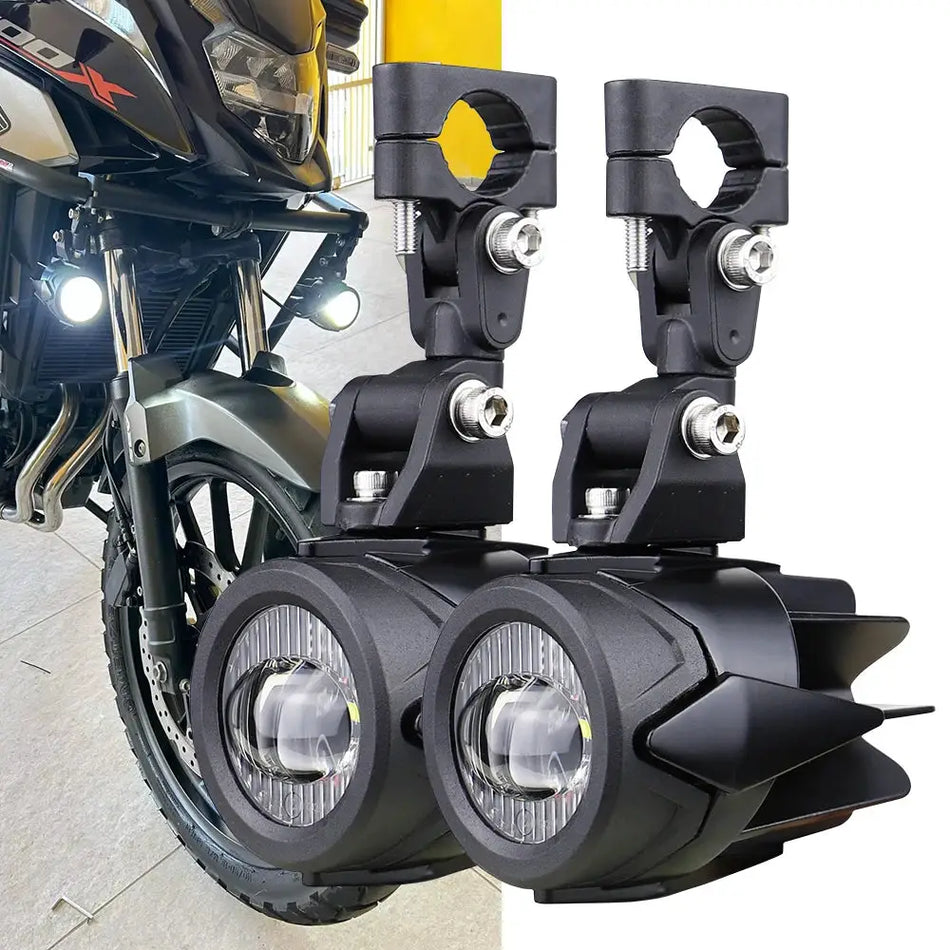 Upgrade Universal Auxiliary Lights Brighter Lamp 40W 6000K Motorcycle Fog Light for BMW R1200GS F800GS F700GS F650 K1600 by InterCyprus Trading Ltd