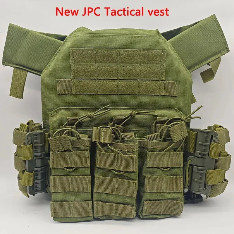 Quick Release Buckle Tactical Vest JPC - Ultra Lightweight Green