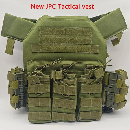 Quick Release Buckle Tactical Vest JPC - Ultra Lightweight Green