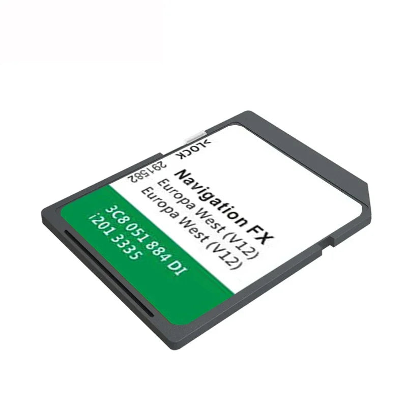 FX V12 West RNS310 SD Card For VW Sharan - Europe Maps