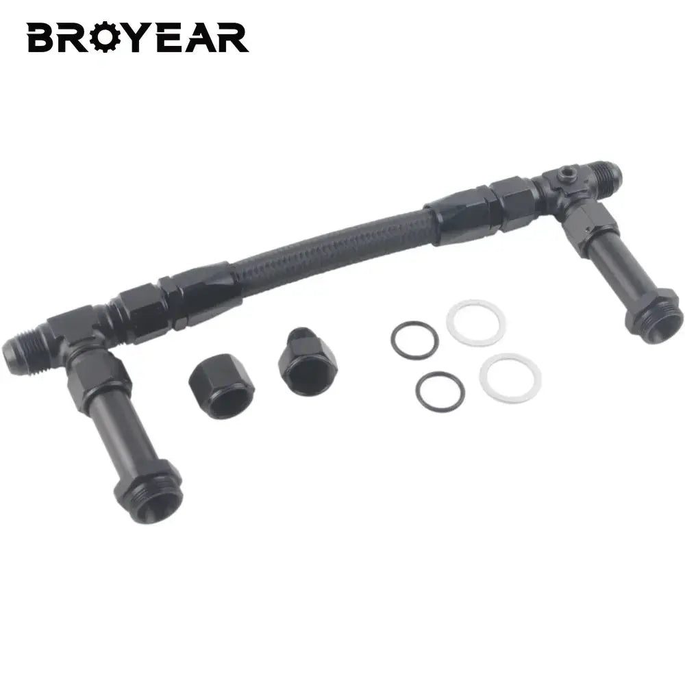 Braided Fuel Line Kit With 8AN Male Flare For Carburetor Engine by InterCyprus Trading Ltd