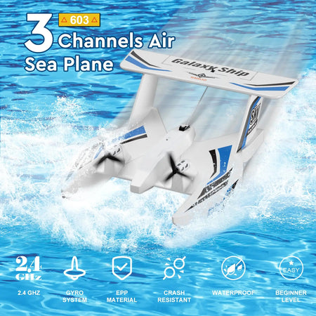 Amphibious Waterproof RC Glider &ndash; Gyro Stabilized Flight