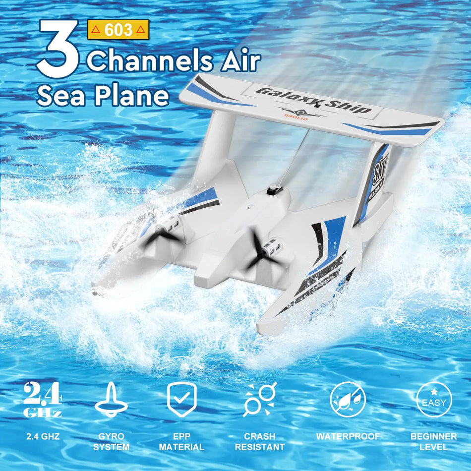 Amphibious Waterproof RC Glider &ndash; Gyro Stabilized Flight