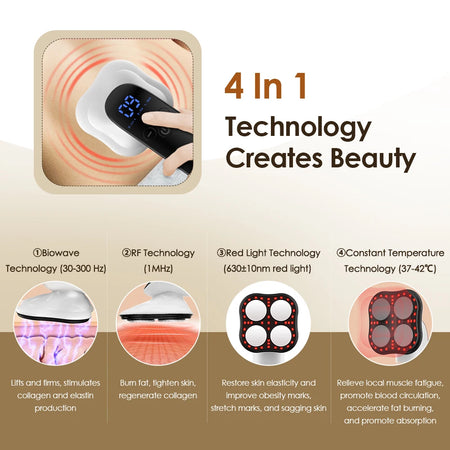 NEW Electric Fat Remover Body Massager &ndash; EMS Vibrating Infrared Therapy