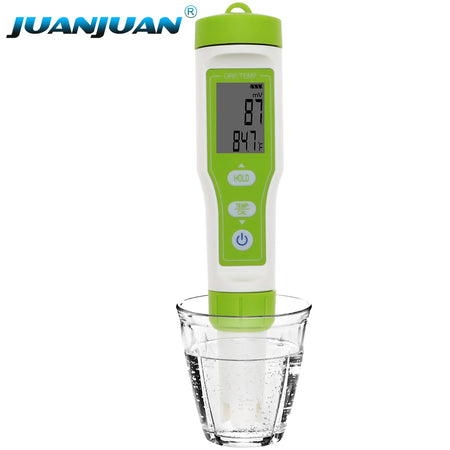 ORP-100 ORP Meter - Portable 2 In 1 Temp ORP Tester green