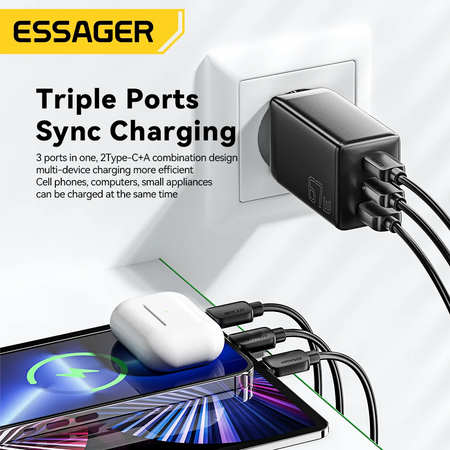 Essager 65W GaN USB C Charger &ndash; Ultra Fast Charging