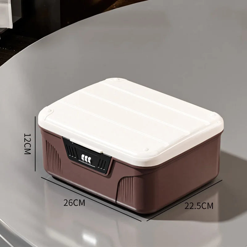 Four Digit Password Lock Safe Box &ndash; Travel Organizer Coffee S