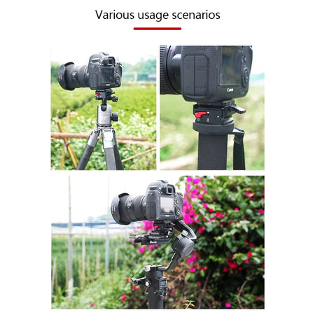 Manbily Arca Swiss Quick Release Adapter for Tripod &amp; Monopod - Secure &amp; Portable