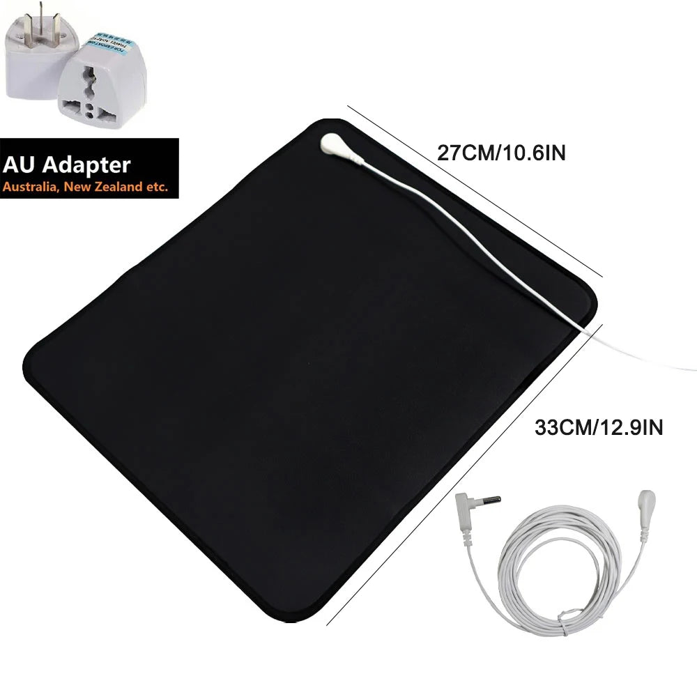 Earthing Universal Mat Grounding Mouse Pad &ndash; Cord Included with AU apdater