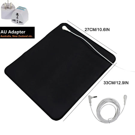 Earthing Universal Mat Grounding Mouse Pad &ndash; Cord Included with AU apdater