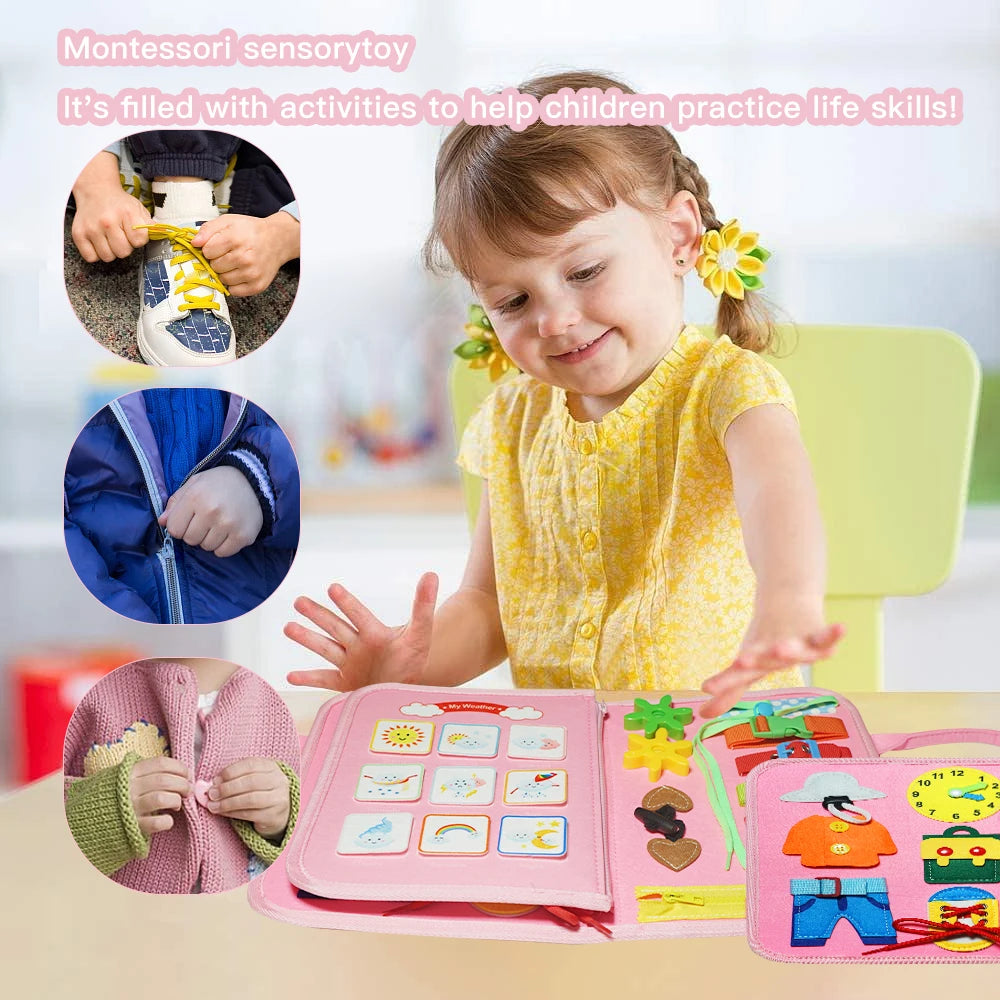 7-In-1 Montessori Busy Board &ndash; Educational Toy For Ages 3-6