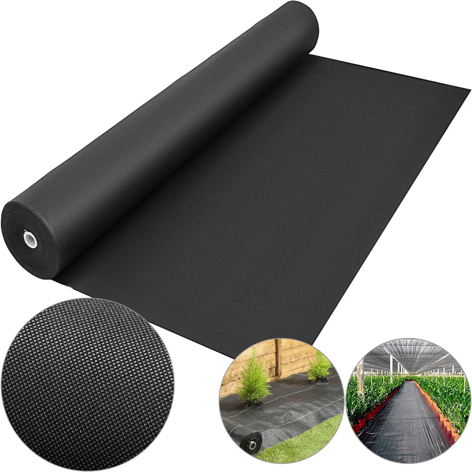 Geotêxtil para Paisagismo 6ftx300ft Barreira de Ervas Daninhas
