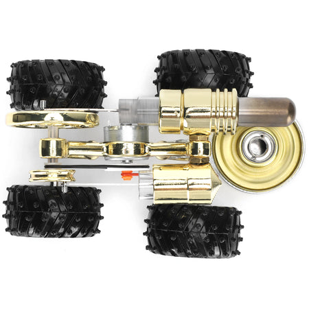 Stirling Engine Model Car - Educational Toy for Science Enthusiasts