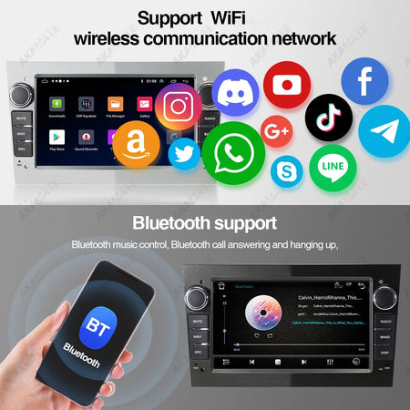AKAMATE Car Radio Opel Astra Vectra - Wireless CarPlay