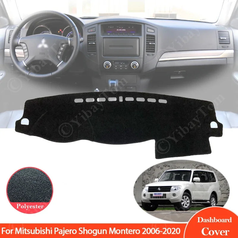Kojelaudan peite liukuesteellä Mitsubishi Pajero Shogun V80 V87 V93 V97