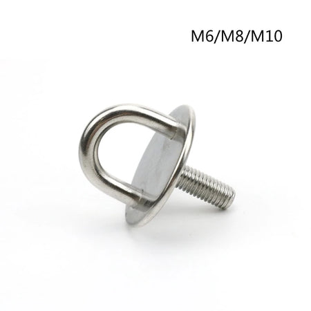 Heavy-Duty 304 Stainless Steel U-Shaped Pad Eye Plate for Marine and Outdoor Use
