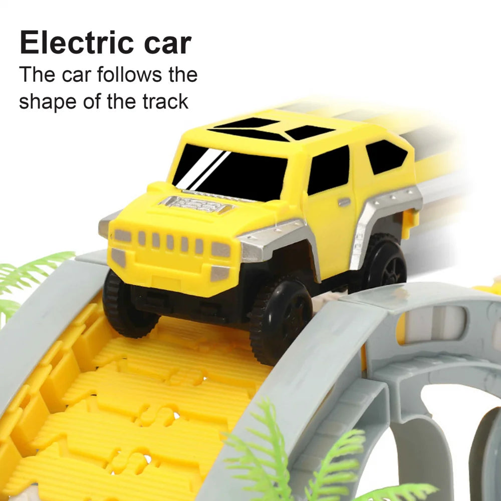 Kids Electric Track Toy Engineering Car Set &ndash; STEM Fun