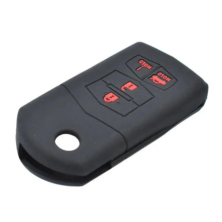 4 Buttons Silicone Car Key Case For Mazda 3 6 RX-8 MX5 MX-5 Miata MPV SPEED3 2010 2011 2012 2013 Cover Remote Fob Shell Sleeve by InterCyprus Trading Ltd