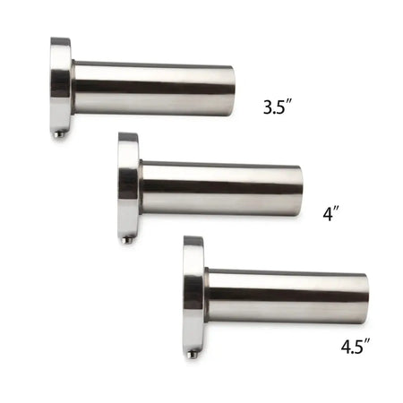 Universal 3.5' /4'' / 4.5'' Round Steel Removable Stainless Steel Car Exhaust Muffler by InterCyprus Trading Ltd