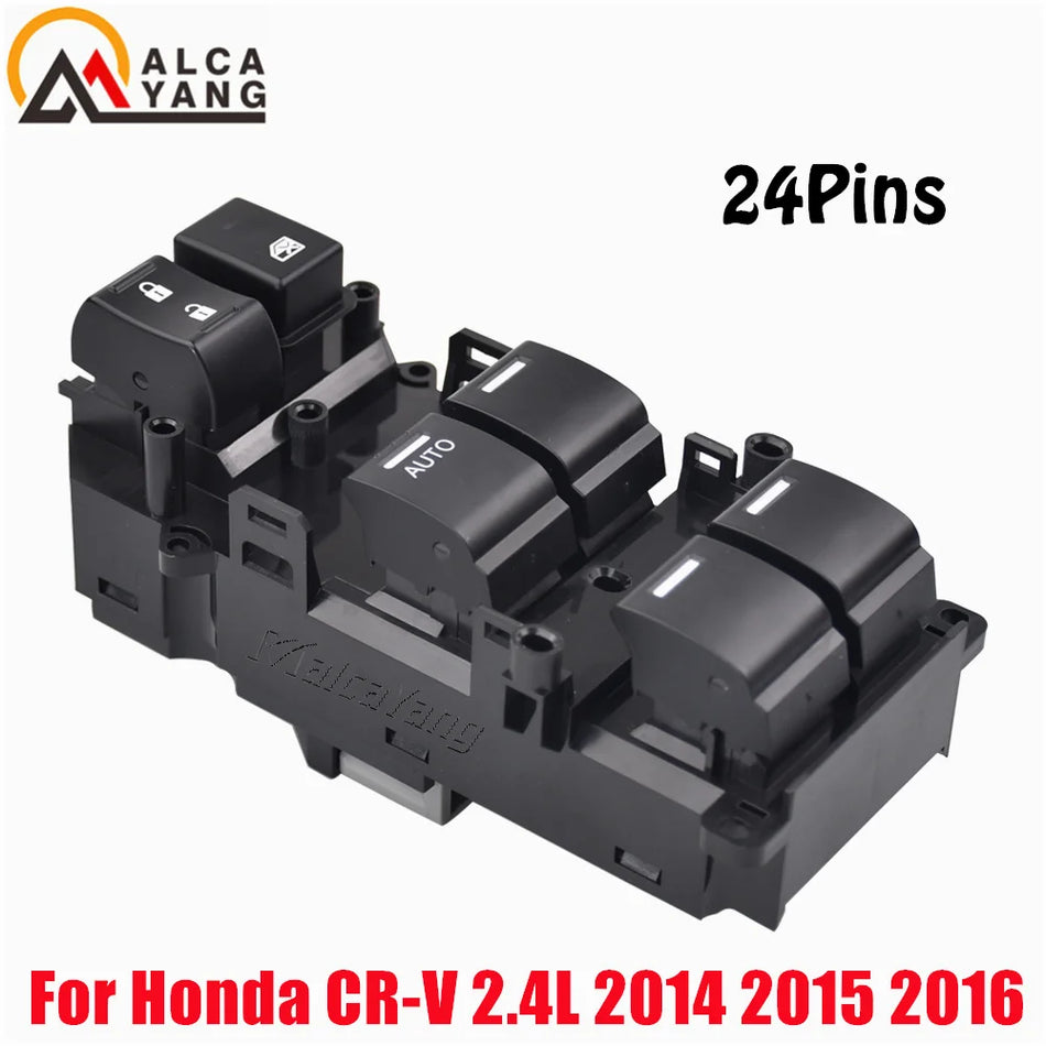 Interruttore alzacristalli anteriore sinistro 24 pin per Honda CR-V 2014-2016 35750-T0A-A11
