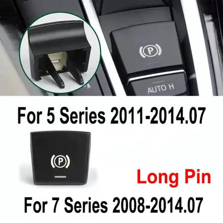 Car Handbrake Parking Brake P Button AUTO Switch Cover For BMW 5 7 Series X3 X4 X5 X6 F01 F02 F07 F10 F12 F15 by InterCyprus Trading Ltd