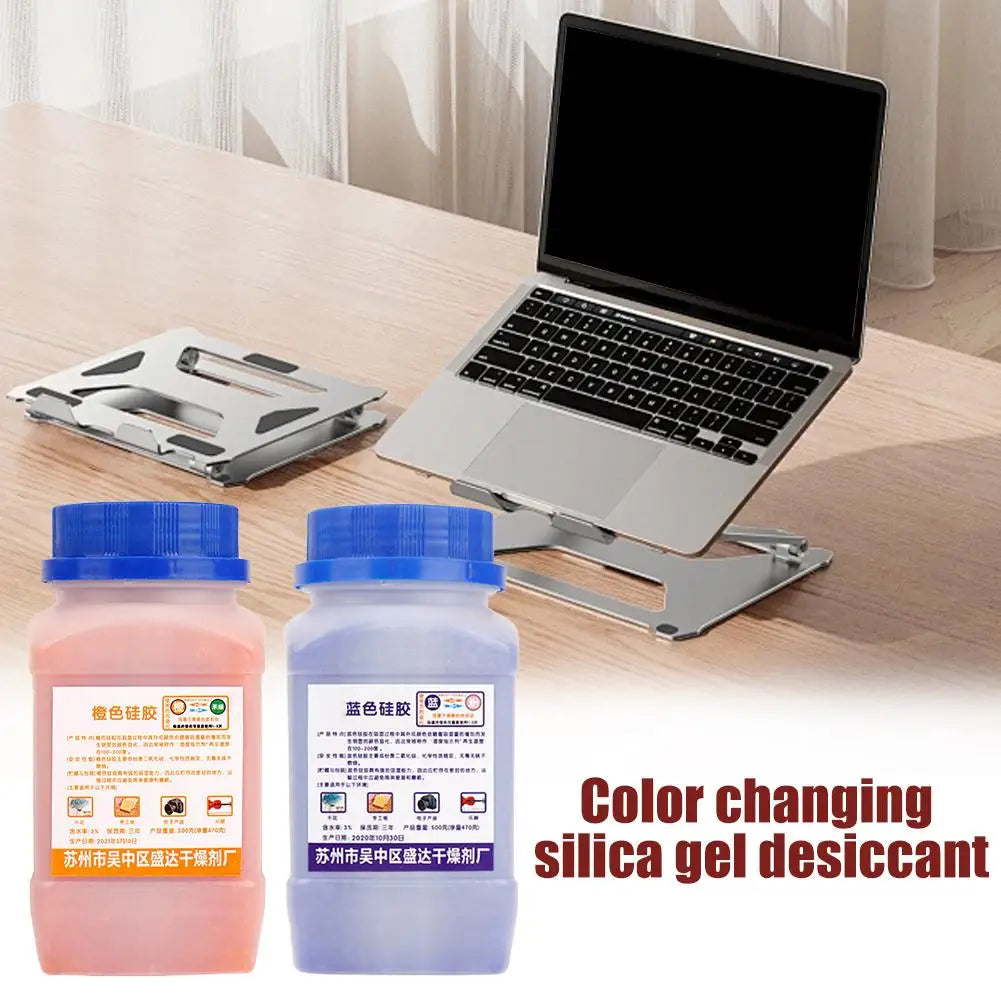 500g Waterproof Moisture Absorber &ndash; Intelligent Color-Changing Silica Gel Beads