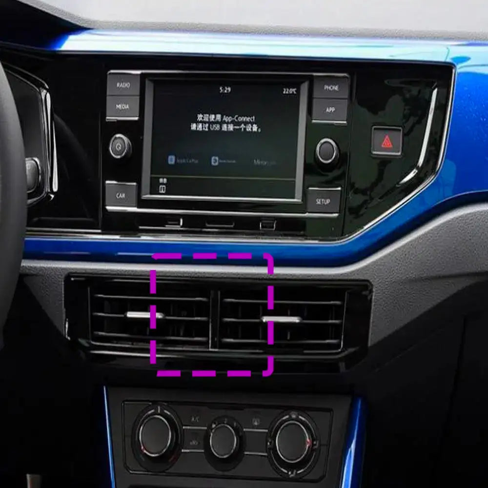 VW Polo Phone Holder With Wireless Charging Base 2019-2023