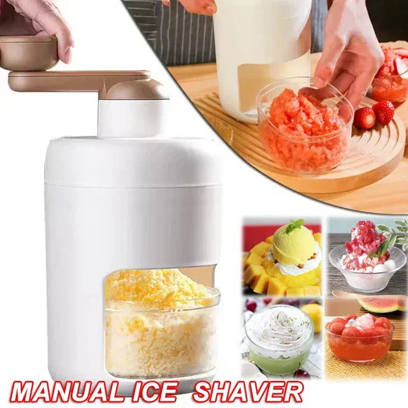 Portable Manual Ice Crusher &ndash; Durable Stainless Steel Blade