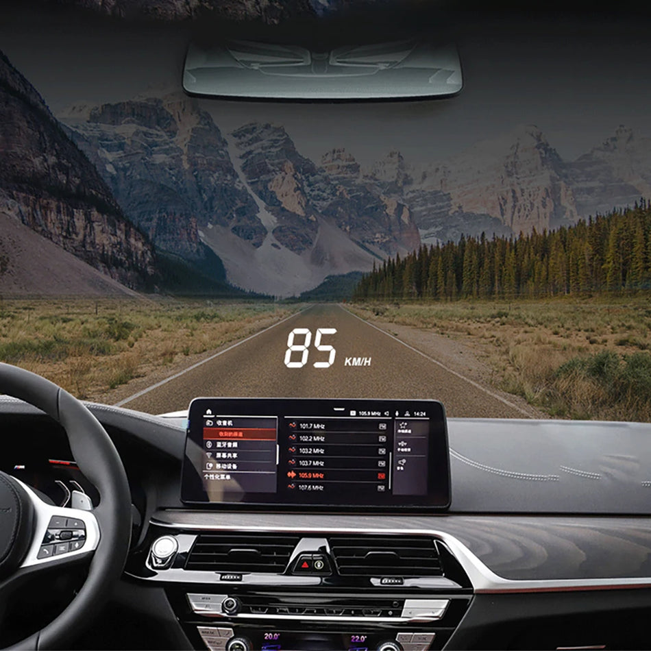Car 5 Inch HUD Head Up Display for BMW G30 G31 2017 2023