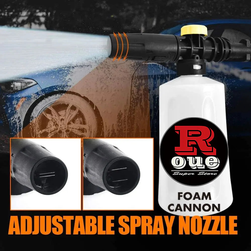 750ml Snow Foam Lance for High Pressure Washers - Fits Karcher, Nilfisk, Parkside, and More