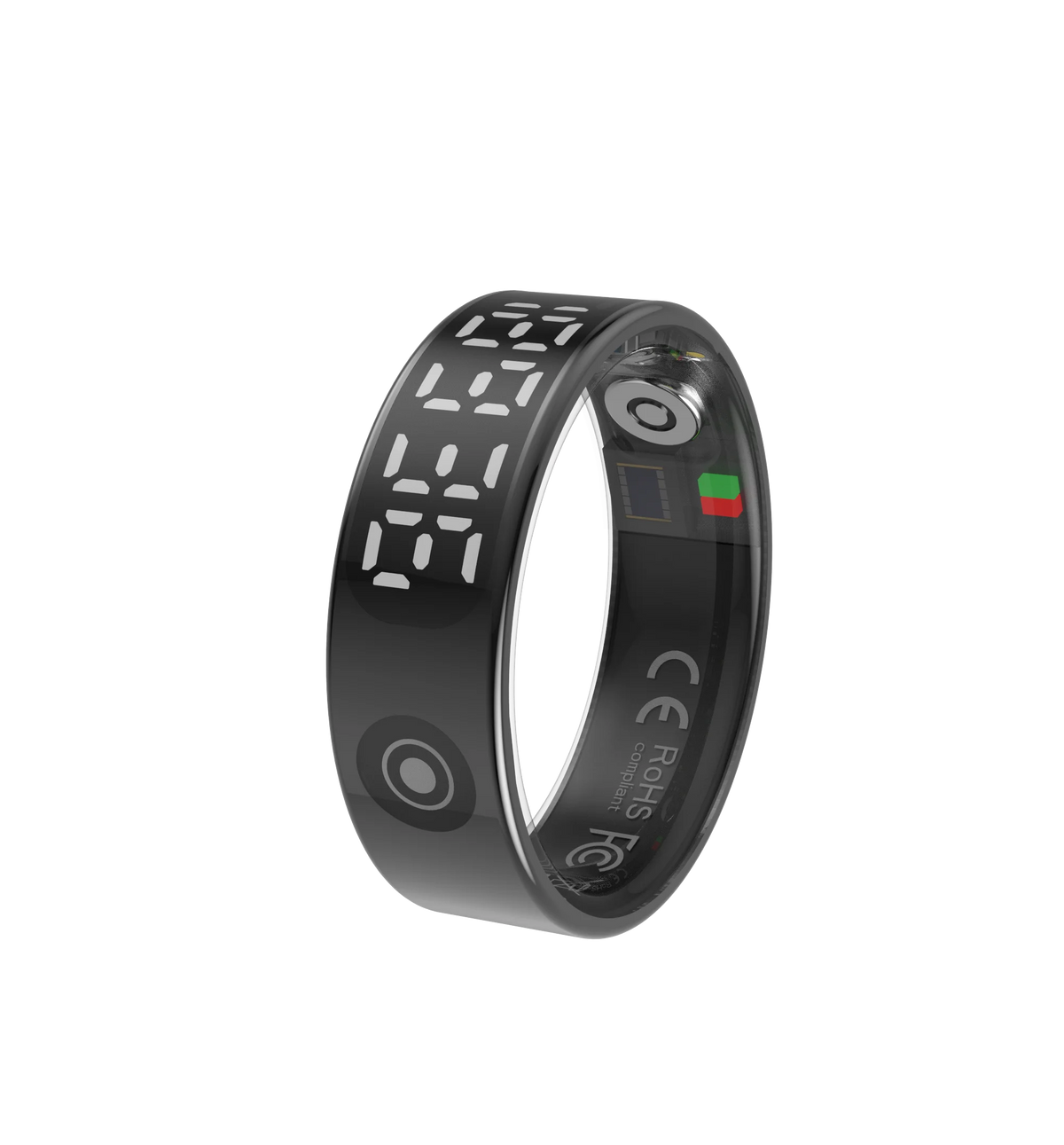 2025 Smart Ring Waterproof 5ATM | Health, Heart Rate, Sleep Monitoring black / 8