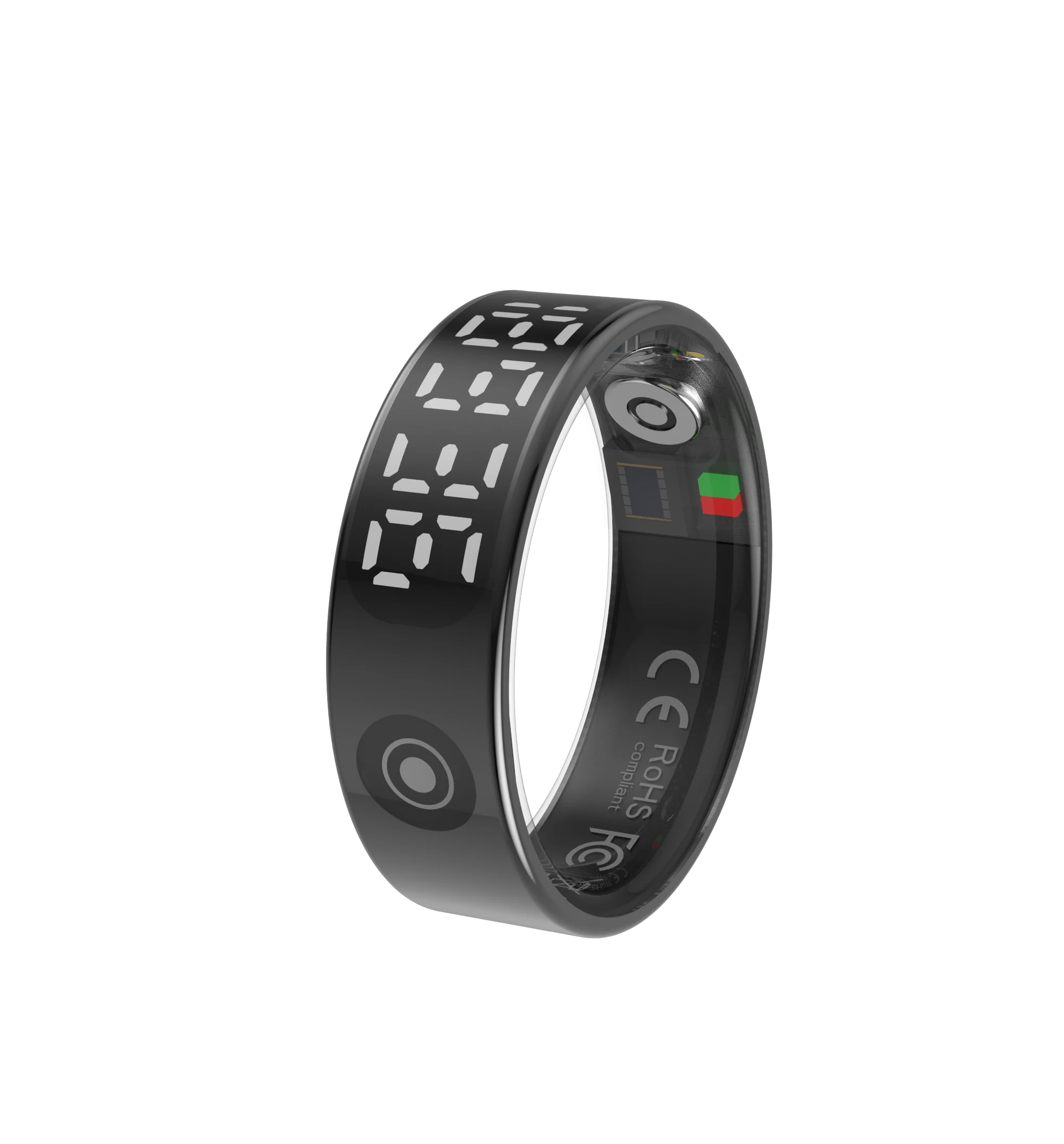 2025 Smart Ring Waterproof 5ATM | Health, Heart Rate, Sleep Monitoring black / 8