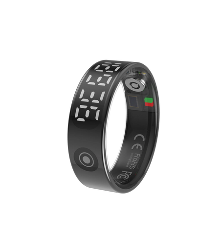 2025 Smart Ring Waterproof 5ATM | Health, Heart Rate, Sleep Monitoring black / 8