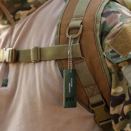High Decibel 3-Frequency Survival Whistle for Outdoor Adventures