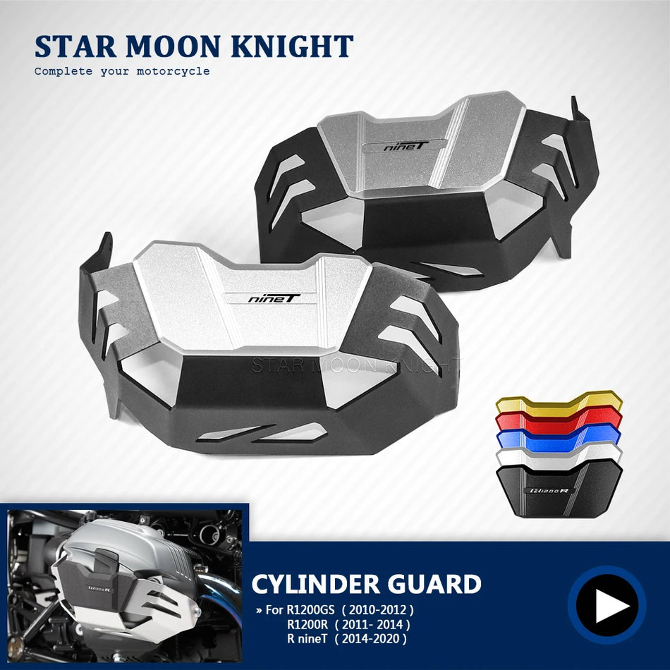 BMW R NineT Cylinder Head-skydd, motorvaktsskydd för R1200GS, R1200R och R NineT-modeller