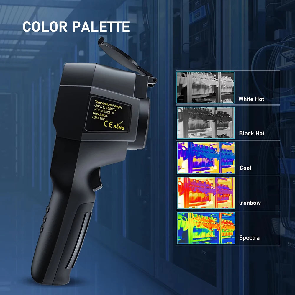 Advanced GW256 Thermal Imaging Camera 2024: High-Resolution Infrared Imager for Leak Detection and Electrical Applications