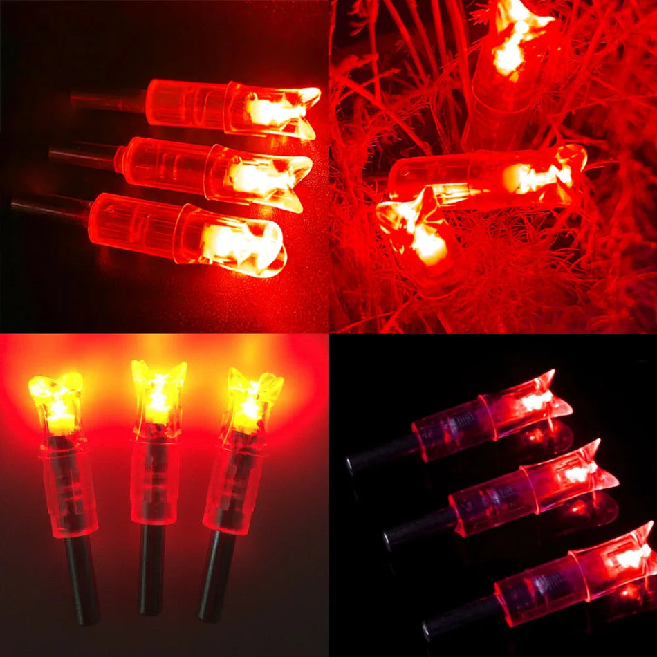 LED-beleuchtete Bogenschießen-Nocken für 7,6mm Armbrustbolzen, Nachtjagd